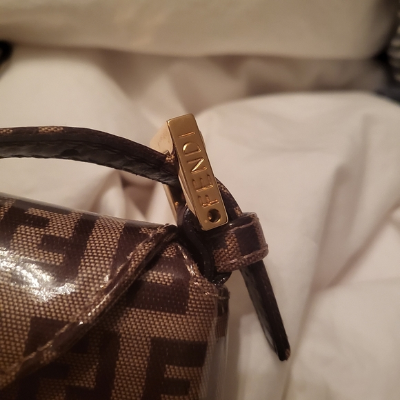 SOLD-Fendi baguette bag PVC - Picture 6 of 8